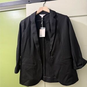 LC Lauren Conrad Classic Black Blazer